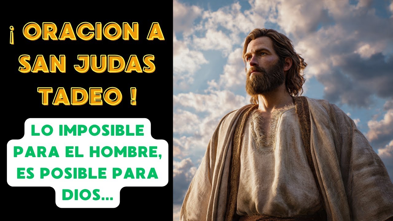 ¡ORACION A SAN JUDAS TADEO!: LO IMPOSIBLE PARA EL HOMBRE, ES POSIBLE PARA DIOS