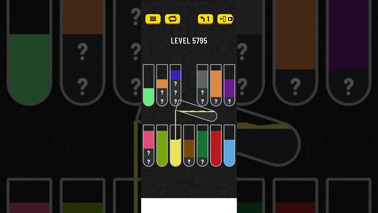 water sort puzzle level 5795