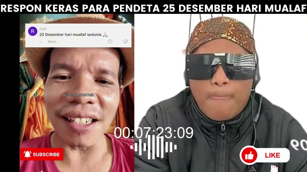 RESPON KERAS PARA PENDETA 25 DESEMBER DIJADIKAN HARI MUALAF SEDUNIA