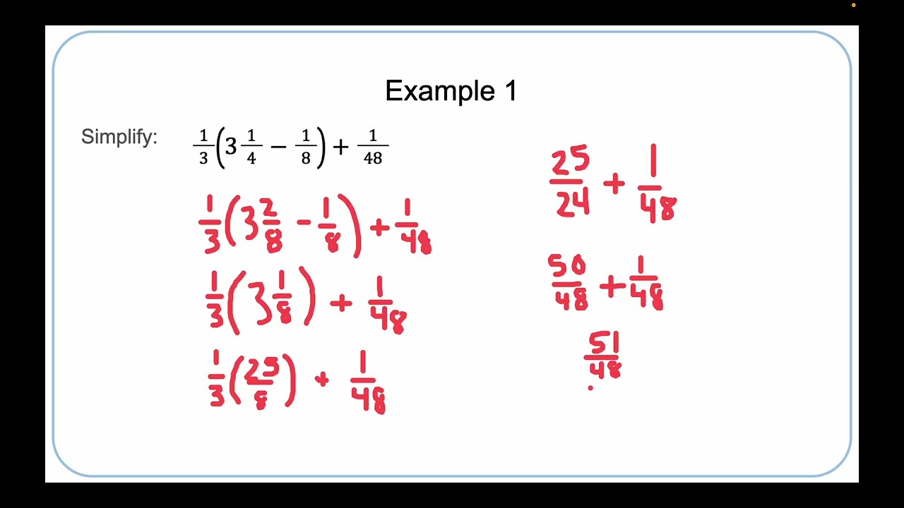Lesson 52: Fractions and Symbols of Inclusion