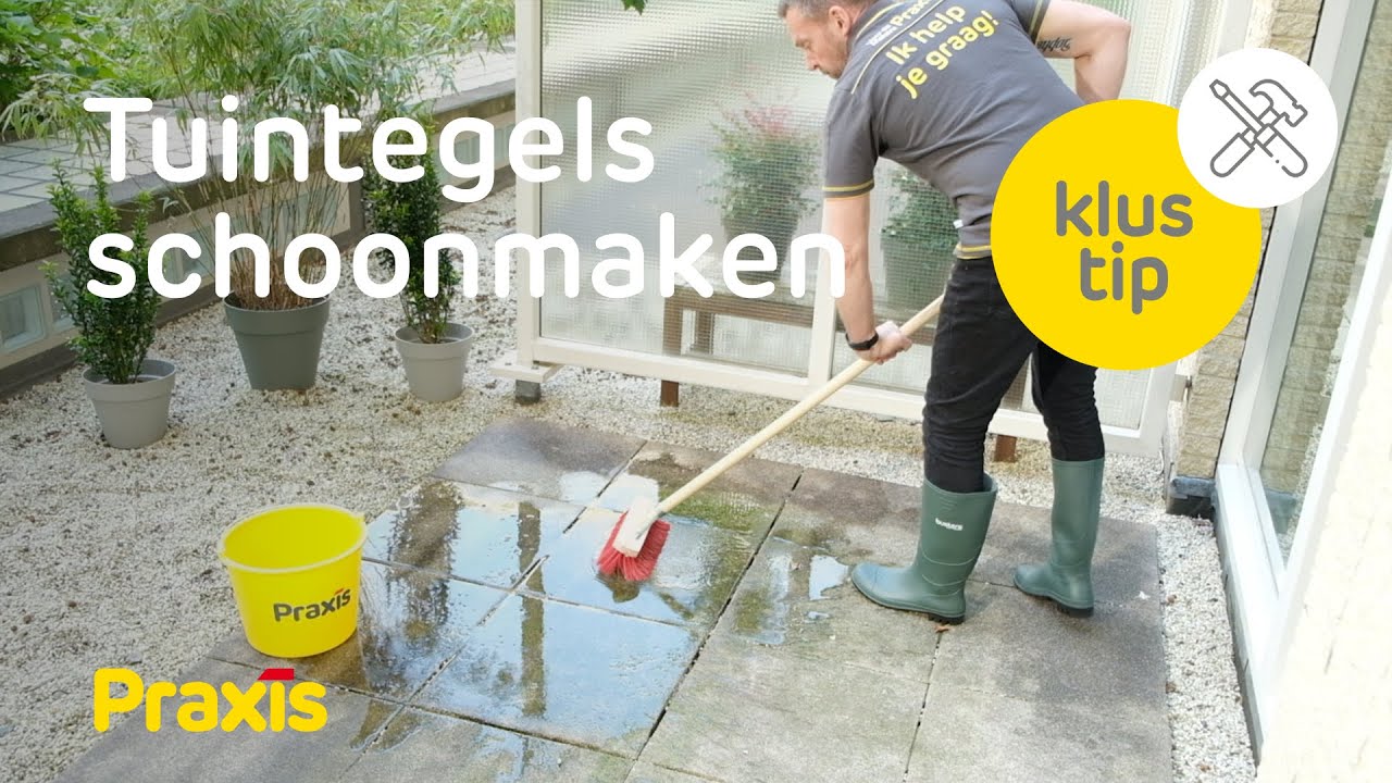 Tuintegels schoonmaken | Klustip Praxis