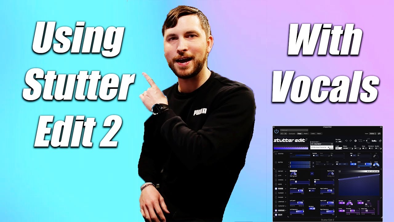 How to use iZotope Stutter Edit 2 Midi Mode for Vocals!