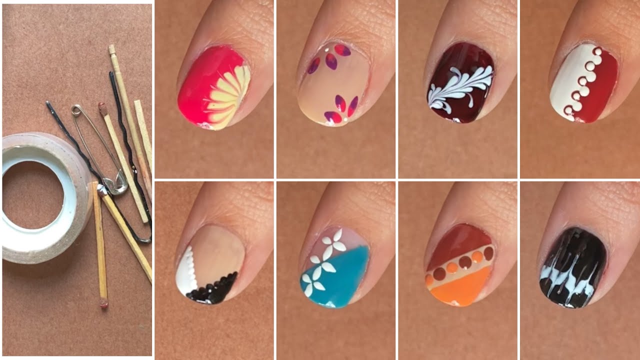 Top 10 Easy nail art designs for short nails || Nail art for beginners 2025