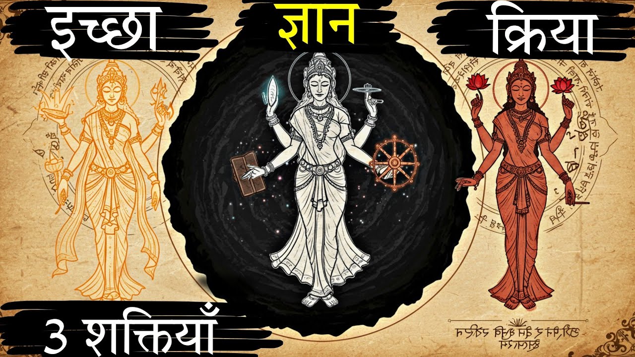 आत्मा की 3 शक्तियाँ: Iccha, Kriya, Gyaan Shakti का रहस्य | Ancient Yogic Wisdom