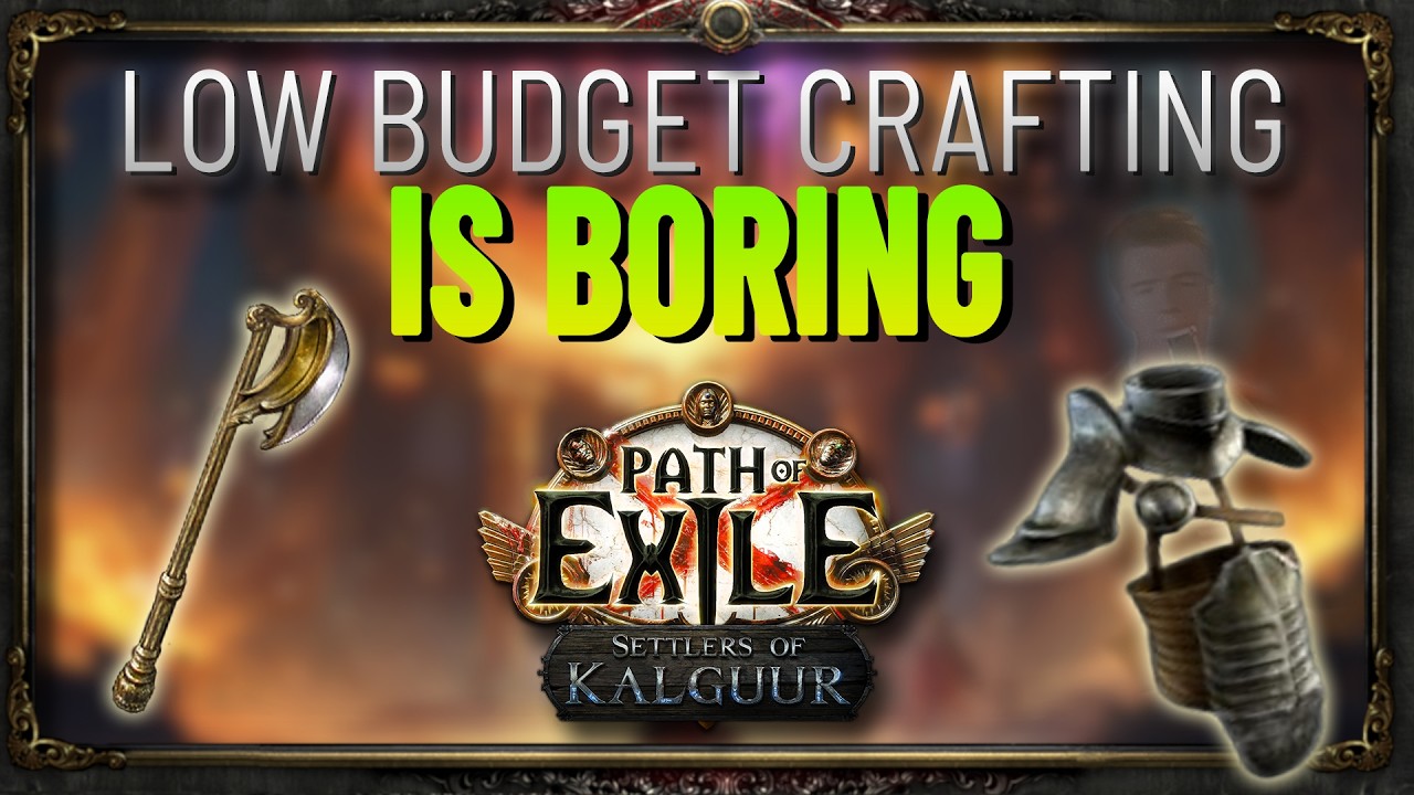 Why I Don't Do LOW BUDGET Crafting Guides | PoE 3.25