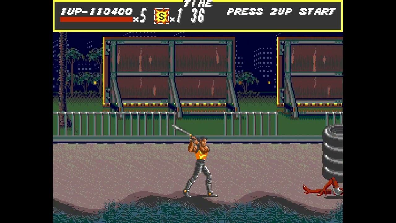 Streets of Rage 1cc Adam Normal