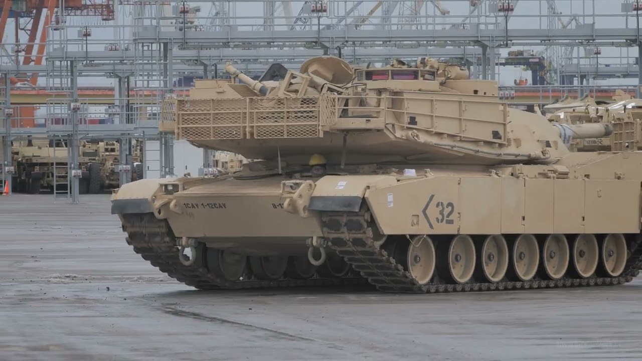US Army redeployment at BCT Gdynia 2023