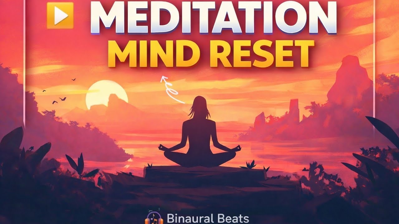 MEDITATION MIND RELAXING BINAURAL BEATS !!! LOFI STUDY