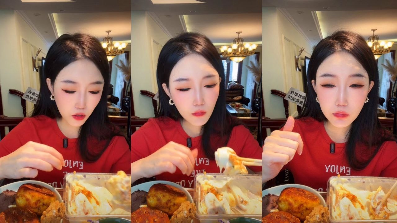 ASMR Mukbang: Cheesy Loaded Potatoes & Crispy Fried Chicken Eating Sounds Satisfying EATING SHOW