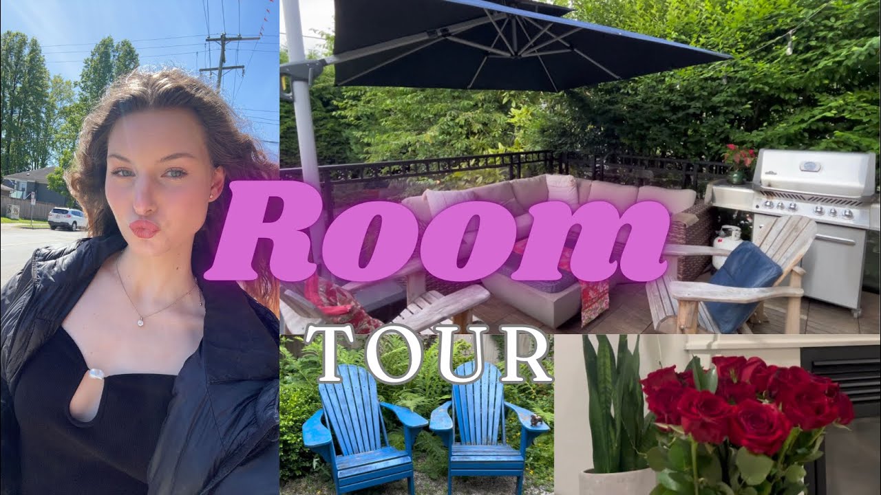 Room tour| Inside My Basement and Backyard Reveal