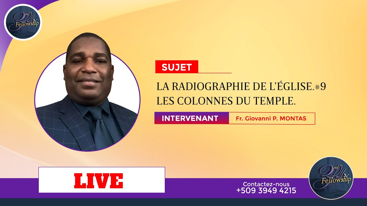 La Radiographie de l’Église. #9 Les Colonnes du Temple #2, Par Fr. Giovanni P. MONTAS