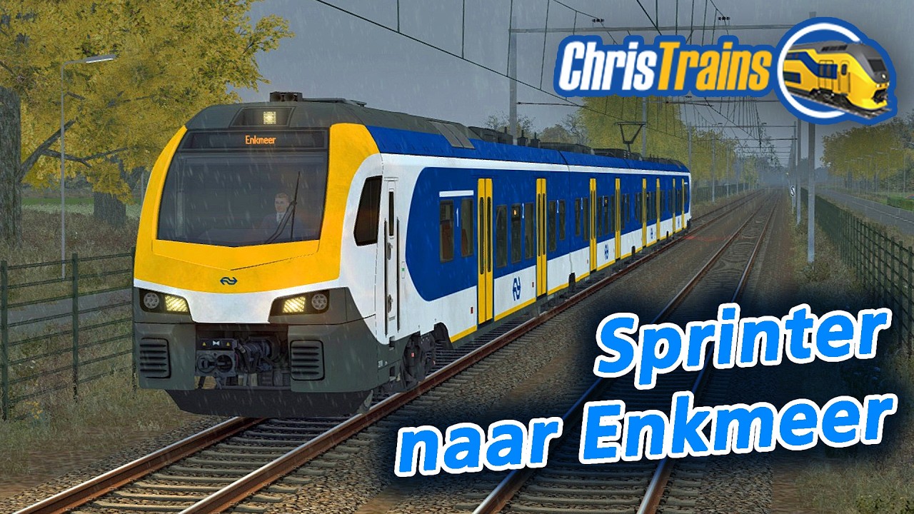 NS Flirt3 als Sprinter van Doornsveld naar Enkmeer