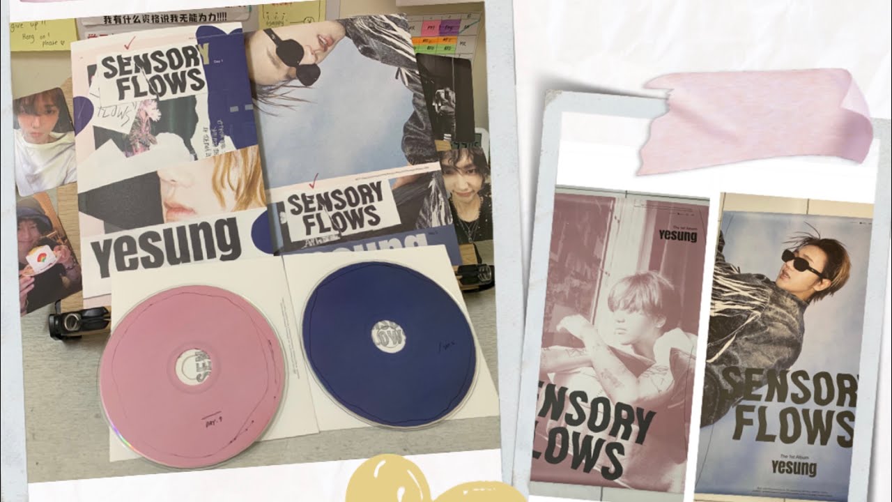 Unboxing Super Junior Yesung 1st album sensory flows 艺声正规一辑开箱（拆专）