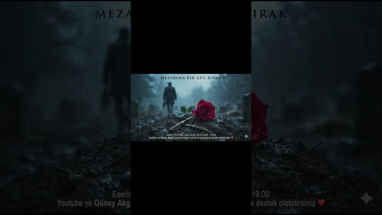 Mezarıma Bir Gül Bırak – Güney Akgül 🌹⚰️ #Arabesk #Ağıt #SonArzu