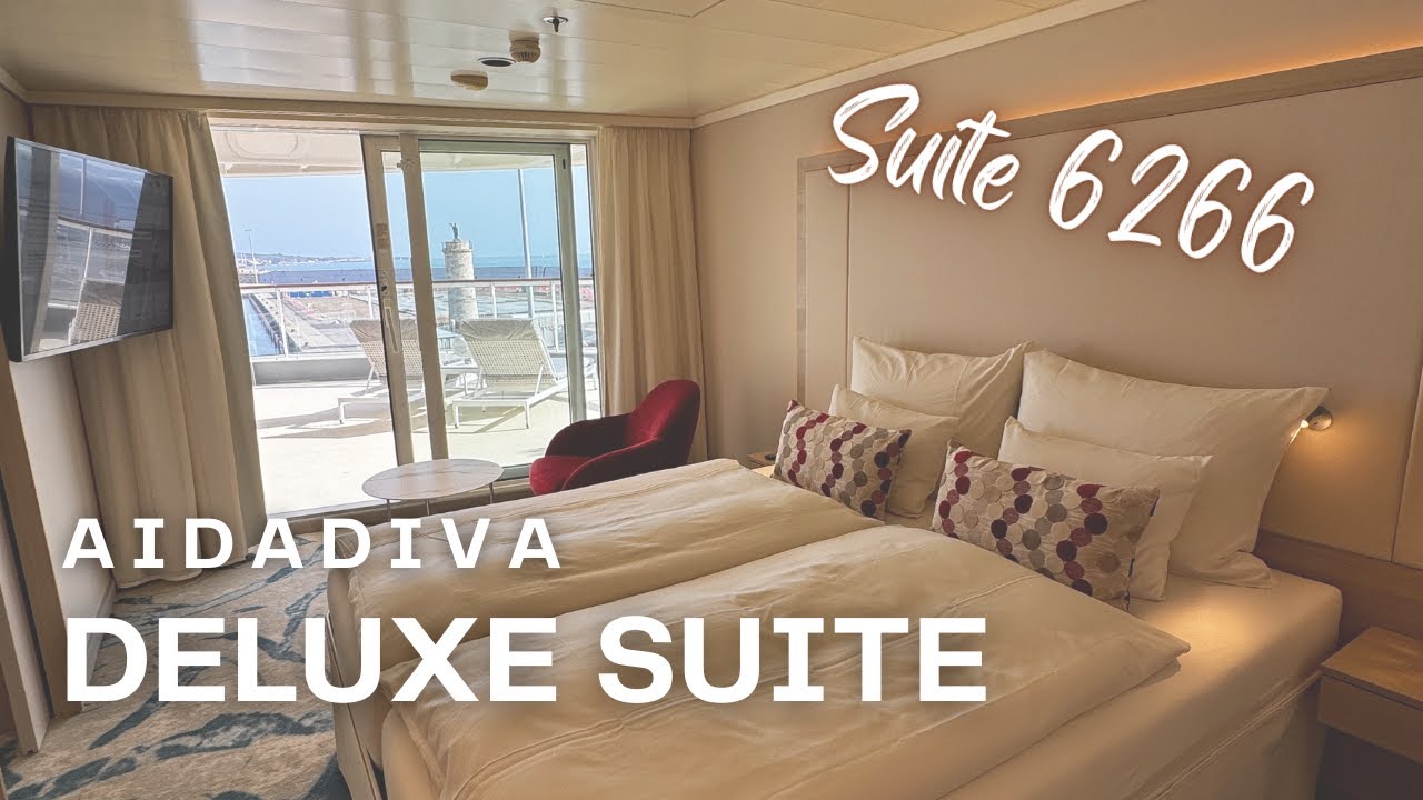 NEU: AIDAdiva Deluxe-Suite mit privatem Sonnendeck 6266 - Kat. SA im neuen Design