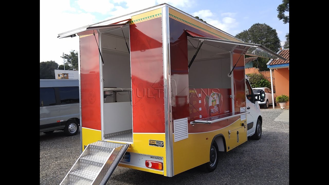 Renault Master Food Truck 2016 - VANS ZERO KM, USADAS E SEMINOVAS - MULTIVANS