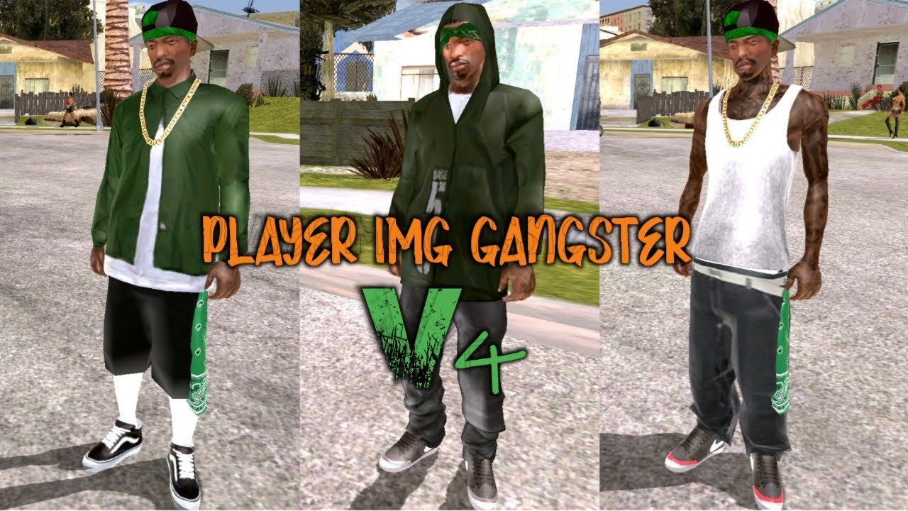 GTA: SA (android) | mod player img gangster v4