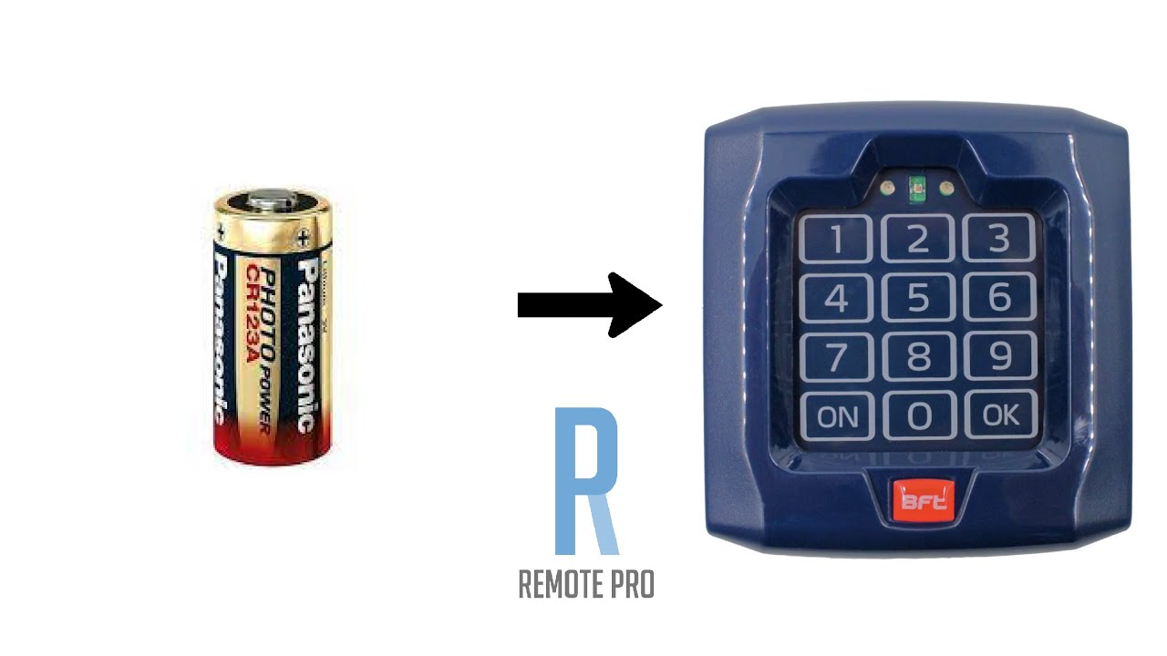 How to change/swap Battery for a BFT Genuine Q.BO Touch Wireless Keypad