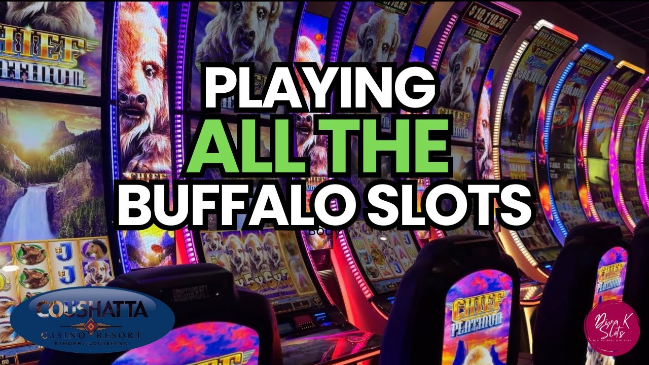 Playing EVERY BUFFALO Slot Machine At Coushatta | Part 1