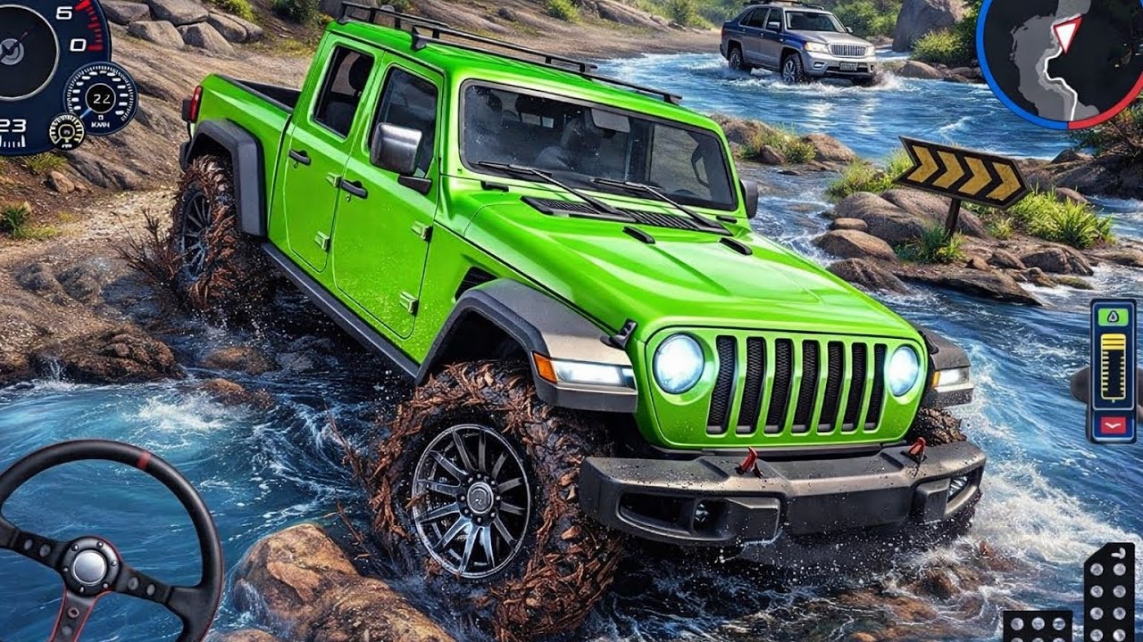 4x4 Offroad Jeep Driving Simulator 3D - Drive 4x4 jeep Offroad Game | Gameplay - jeep Driving Game 