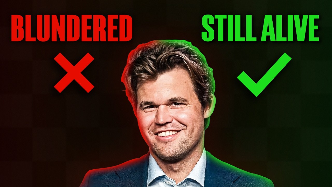 Carlsen's 3 Rules to Save a Lost Game (After Blundering)