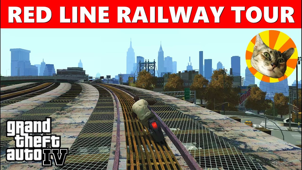 J/3 (Red) Line Railway Tour by Motorcycle | The GTA IV Tourist