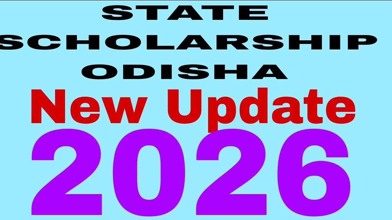State Scholarship Odisha 