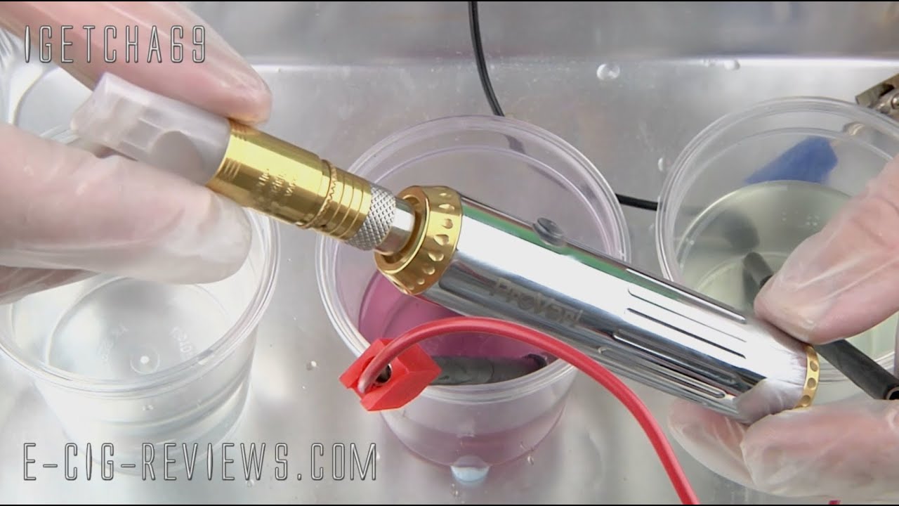 GOLD PLATING A PROVARI ELECTRONIC CIGARETTE TUTORIAL