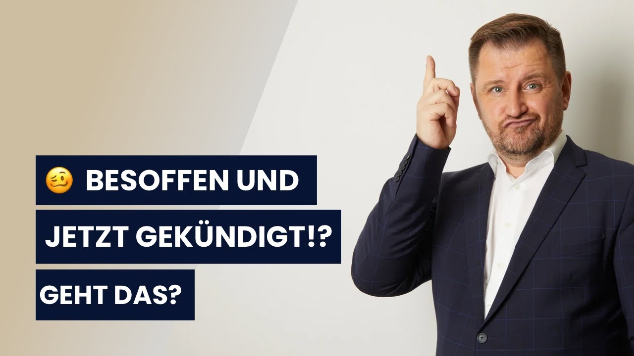 Kündigung wegen Saufgelage: Von Pflichtverletzung und Vertrauensverlust | Anwalt Ansgar Dittmar