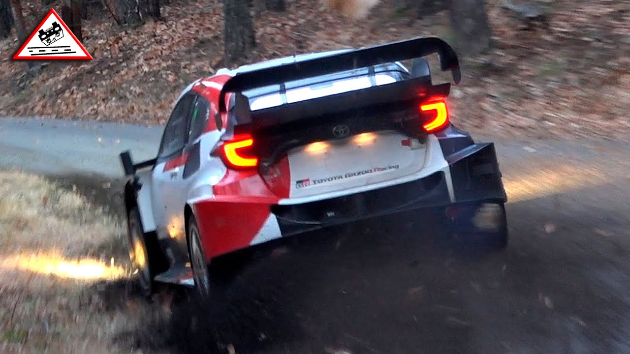 Test Day Kalle Rovanperä  | Toyota Yaris GR Rally1 | Pre Rallye Monte-Carlo 2023 [Passats de canto]