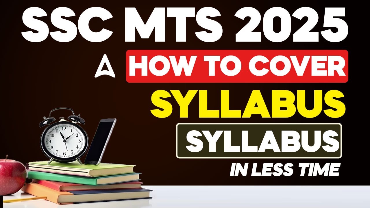 SSC MTS Preparation 2025 Tamil | How to Cover SSC MTS Syllabus in Less Time?