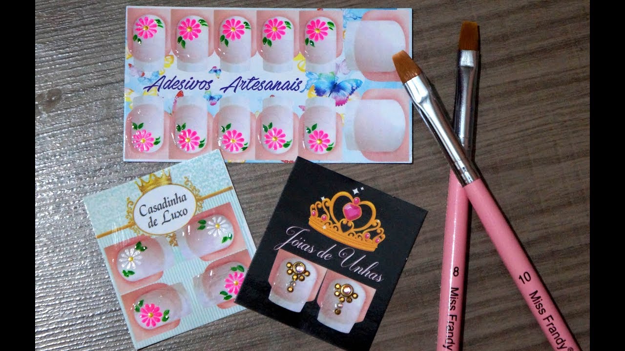 Como Fazer Adesivos de Unhas Artesanais e Faturar