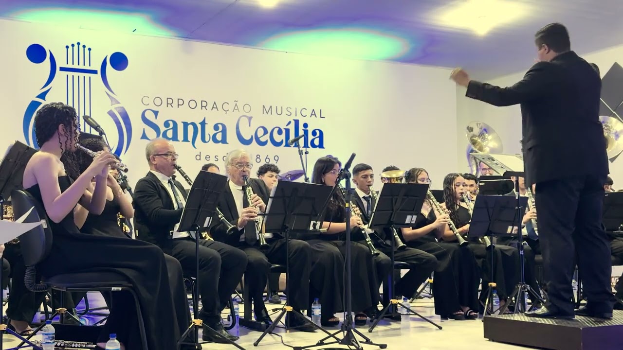 Apresentação 156 anos da Banda Santa Cecília. Dia 22/11/2025. Jaraguá-Go.