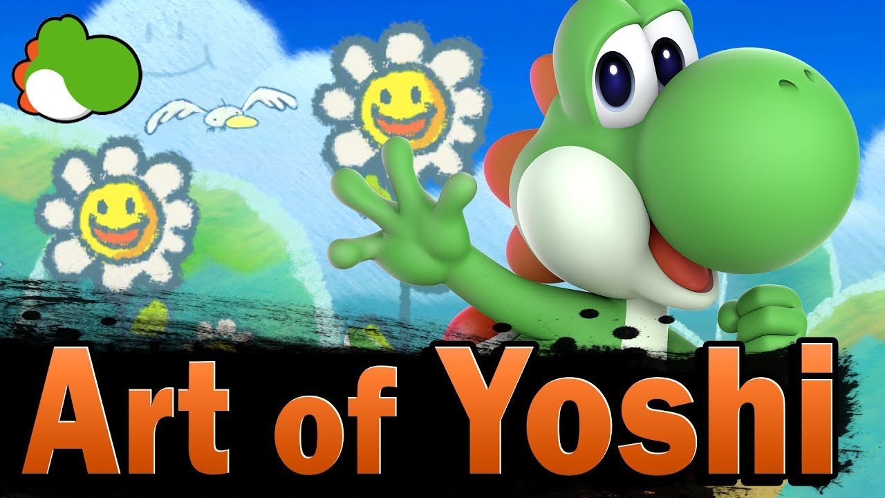 Smash Ultimate: Искусство Йоши