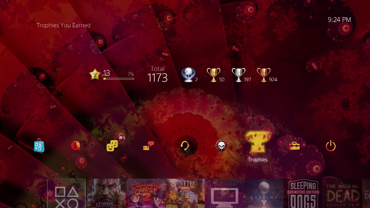 PlayStation Dynamic Themes (PS4)