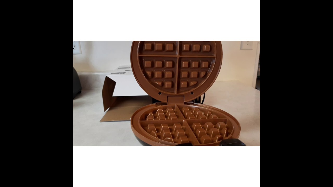 Ambiano Waffle Maker unboxing and demo