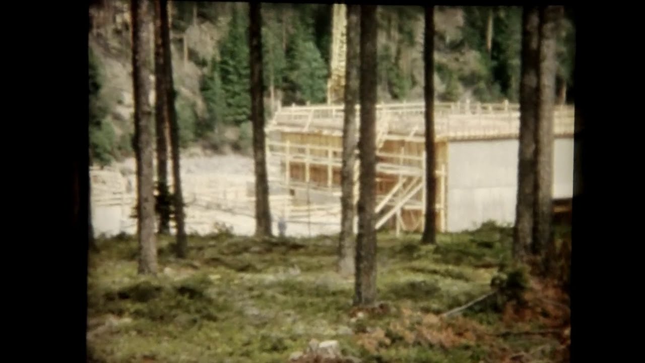 Power plant construction in the 60s - Väsa | Kraftverksbyggnation 60 talet - Väsa