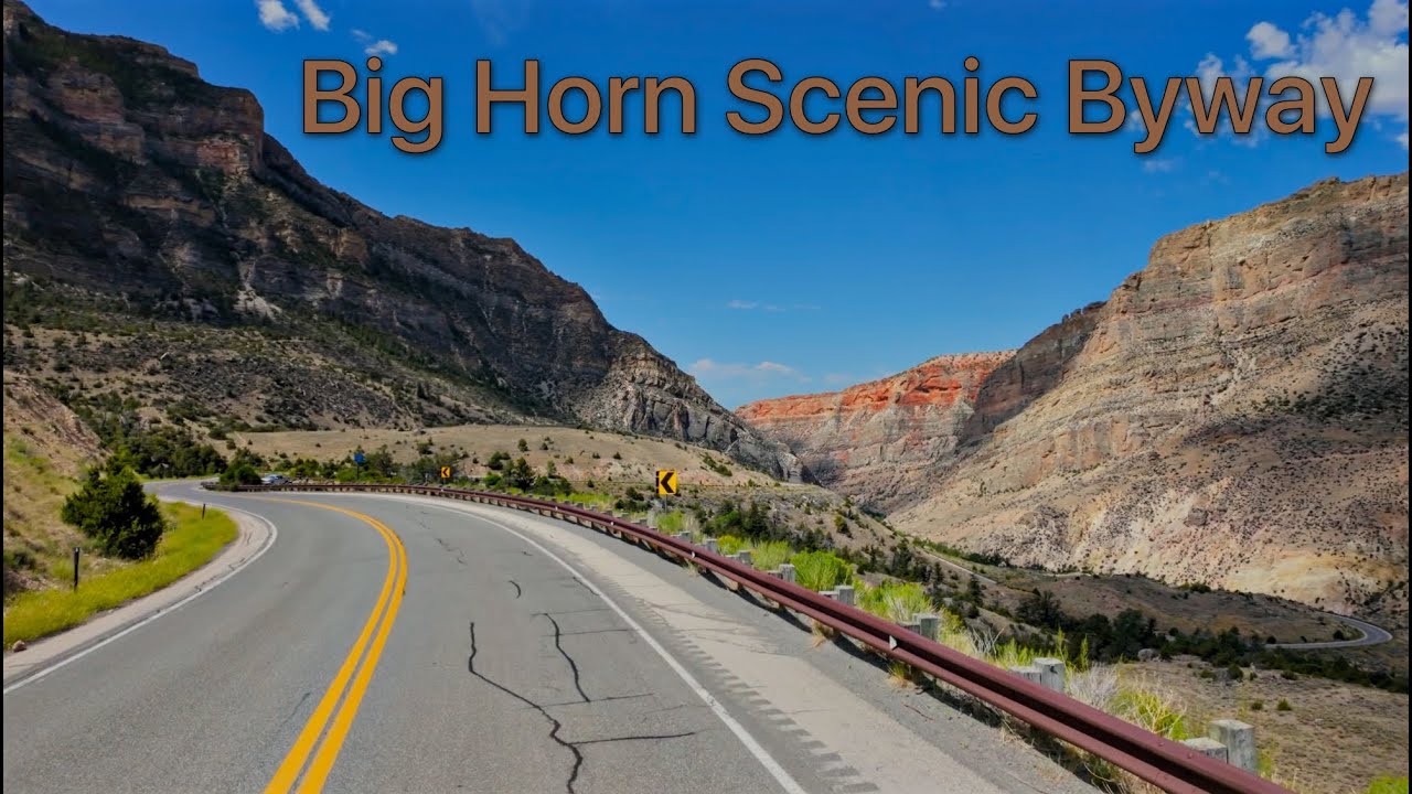 Big Horn Scenic Byway Drive (Burgess Junction to Greybull, Wyoming)