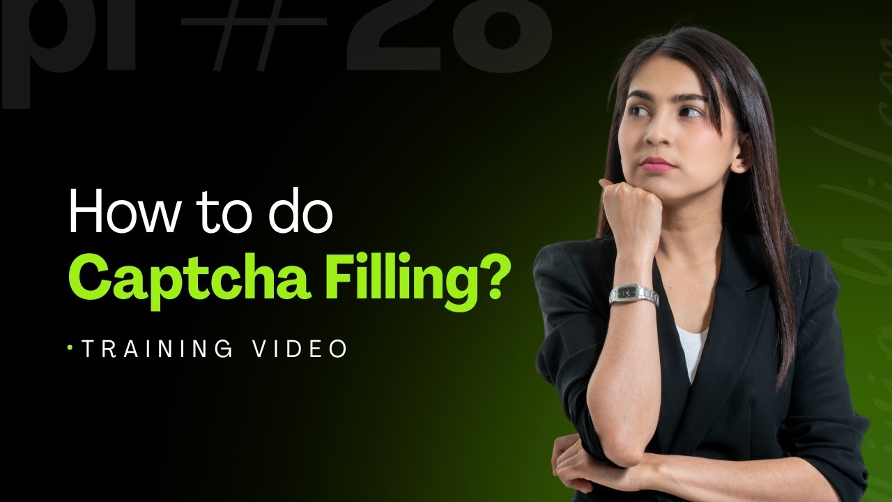 captcha filling training video