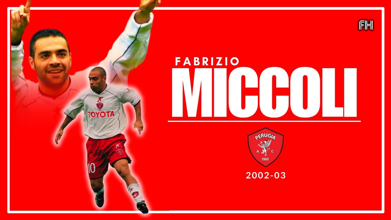 Fabrizio Miccoli ● Голы и техника ● Перуджа
