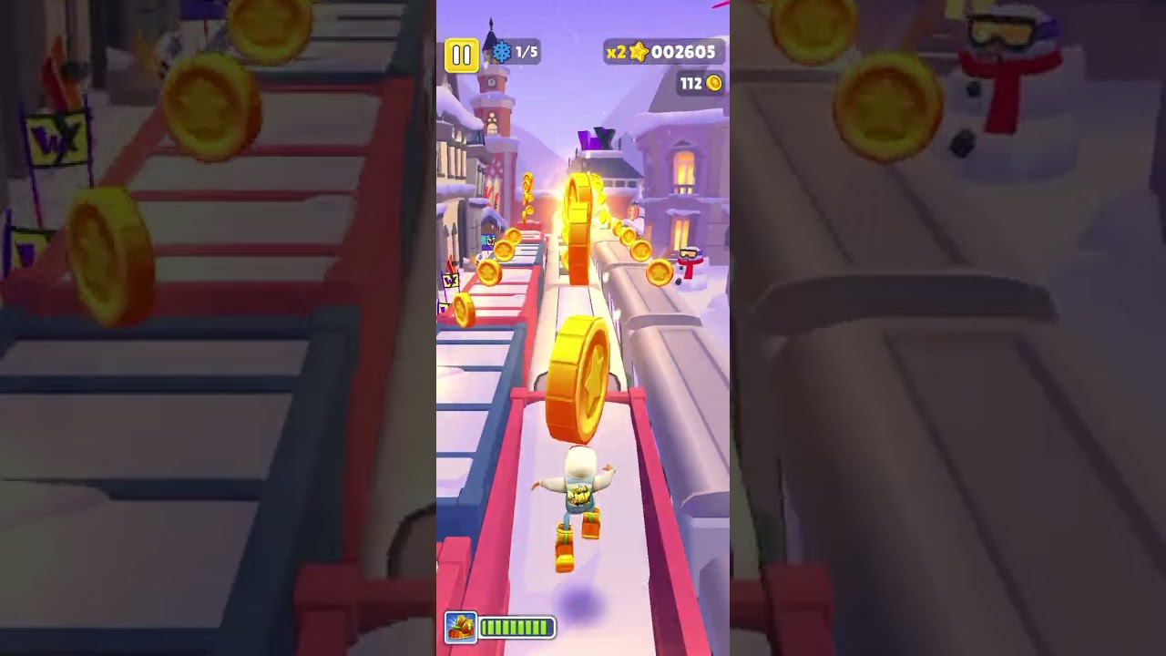 Tentando bater meu recorde no subway surfers 