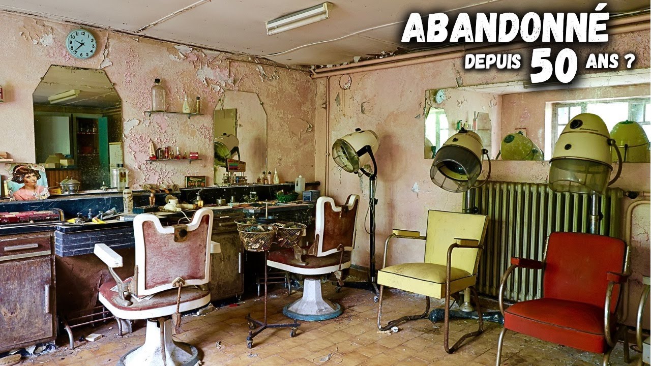 URBEX | ON A TROUVE UN SALON DE COIFFURE !!! ( abandonné depuis 1980 )