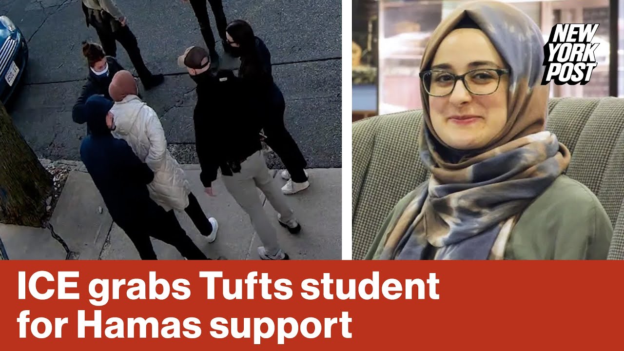 Tufts international student snatched by ICE after being accused of ‘activities in support of Hamas'