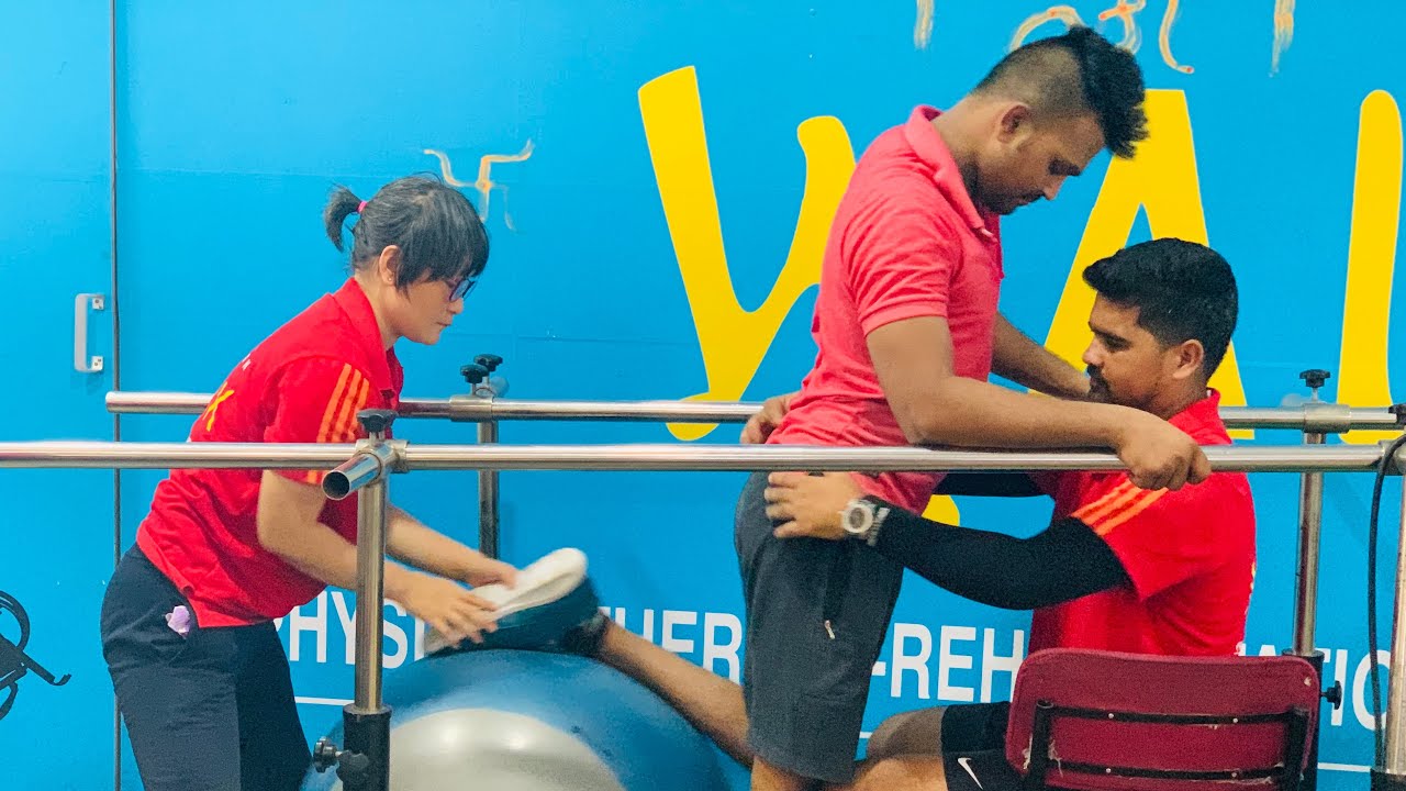 T11-T12 Spinal Cord Injury Rehabilitation | Vinay at Mission walk | Hyderabad | 9177300194