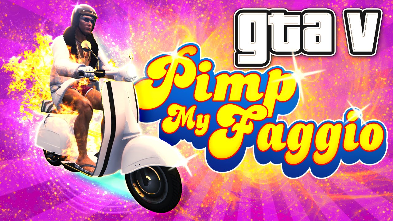 GTA 5 Online Funny Moments  - Pimp My Faggio! (Special)