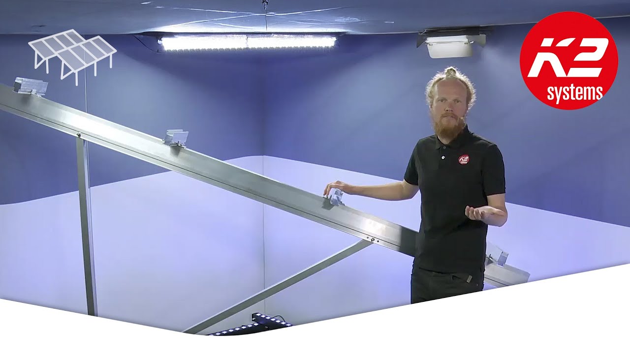 Compact ground-mounted systems with minimal planning effort · K2 N-Rack C/CS Kits