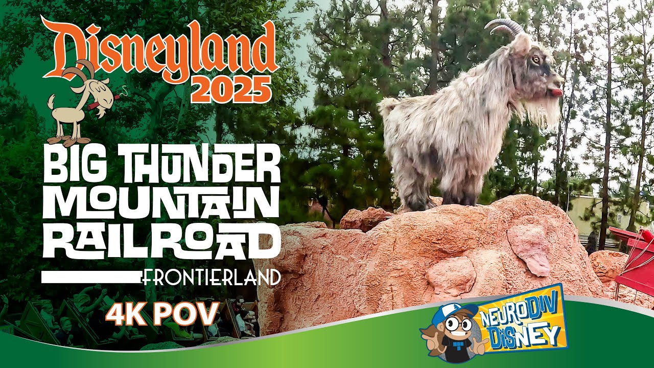 Big Thunder Mountain Railroad - Disneyland Rides - 4K POV - NEW 2025