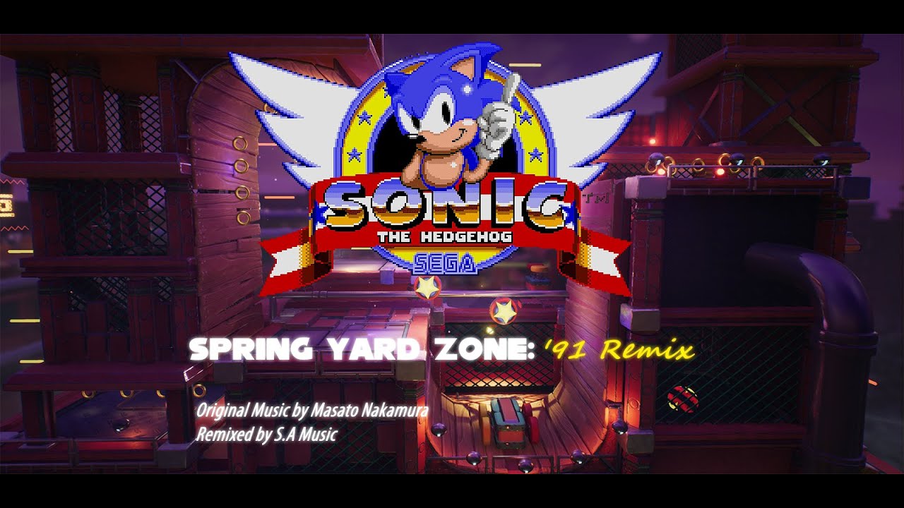 Sonic The Hedgehog - Spring Yard Zone '91 Remix'