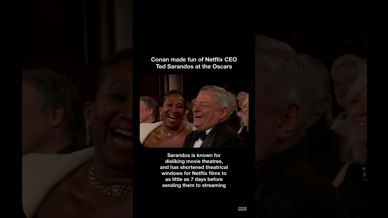 Conan made fun of Netflix CEO Ted Sarandos at the Oscars