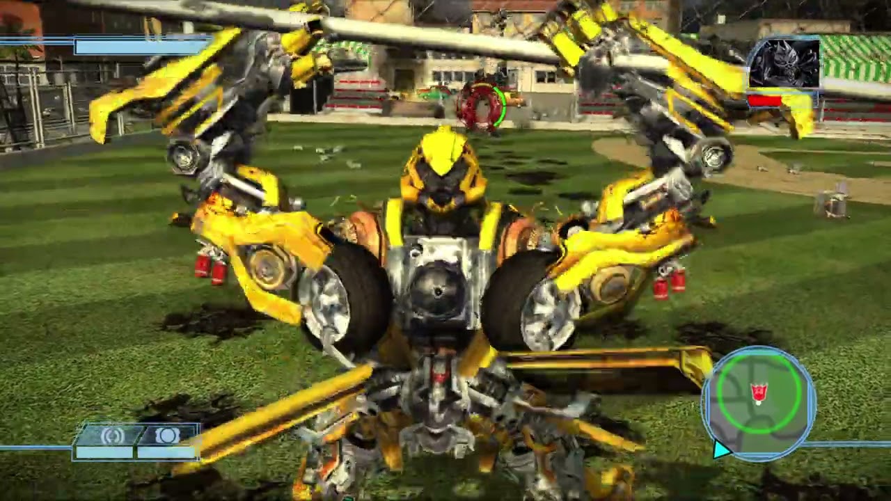 Transformers The Game Bumblebee vs Barricade